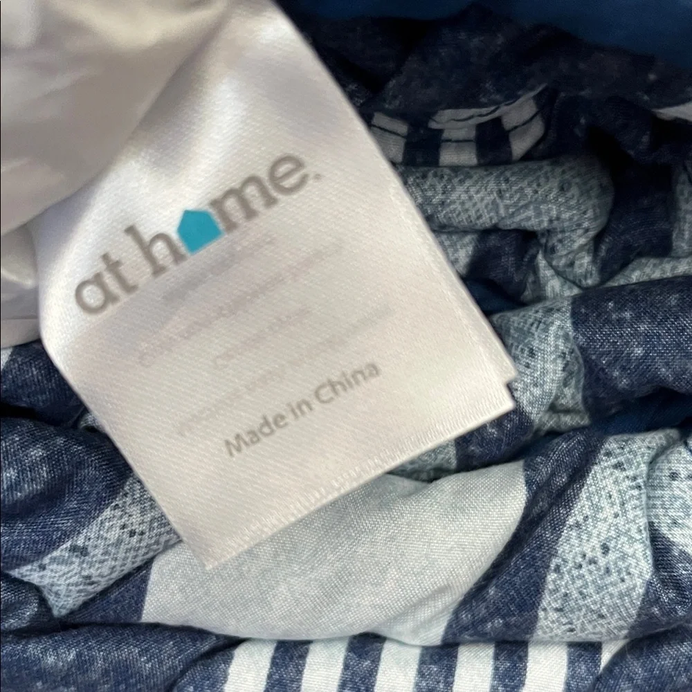 At Home Navy Reversible Microfiber Comforter